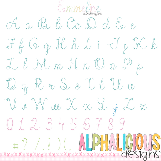 Emmeline Floss Font - All Sizes