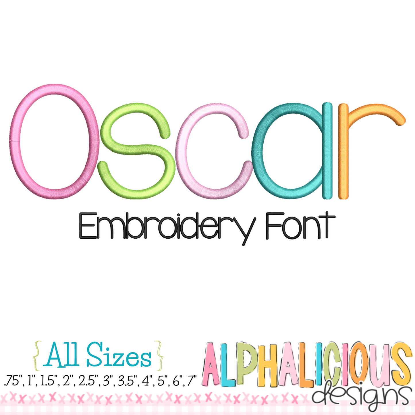 Oscar Satin Emb Font