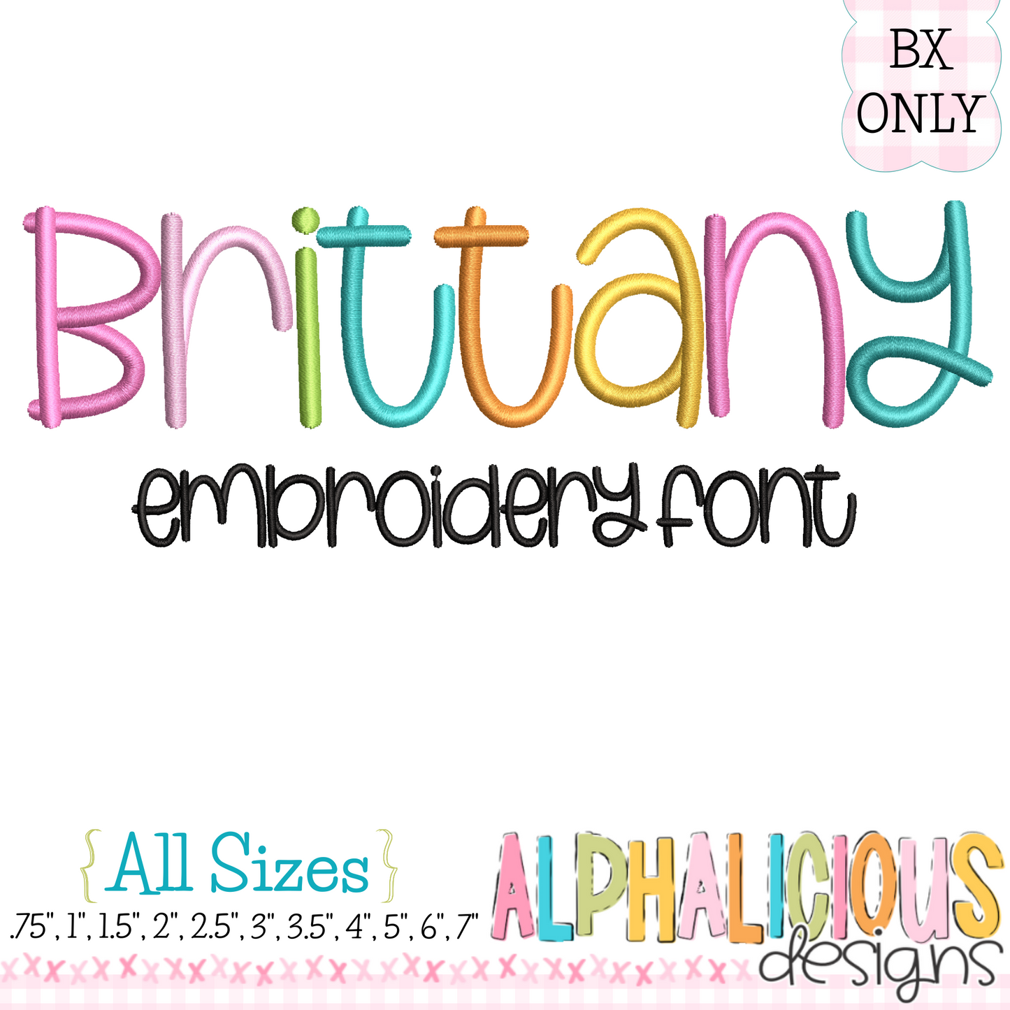 Brittany Satin Emb Font
