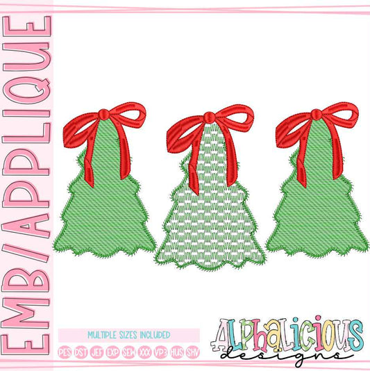 Happy Holidays Tree with Bow