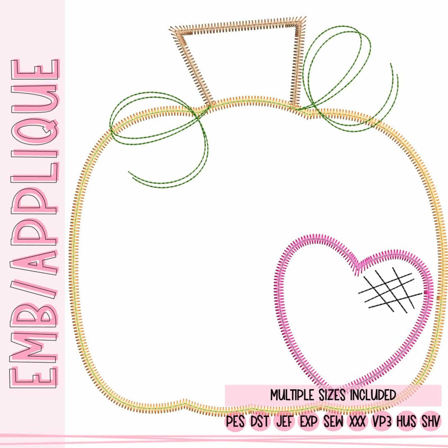 Pumpkin with Heart - ZigZag