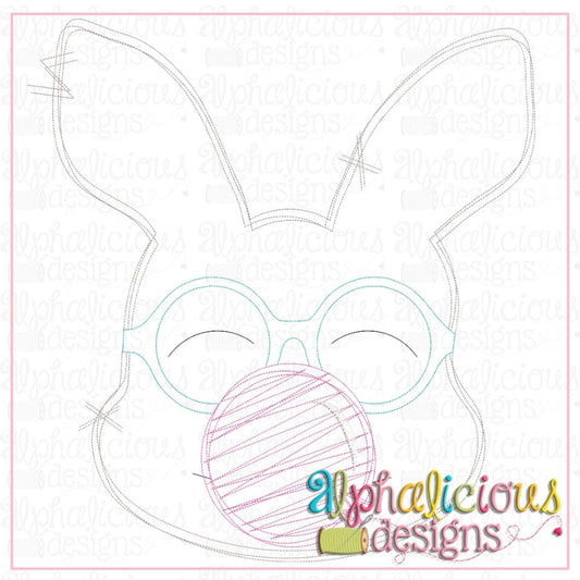 Bunny with Bubble- Scribble