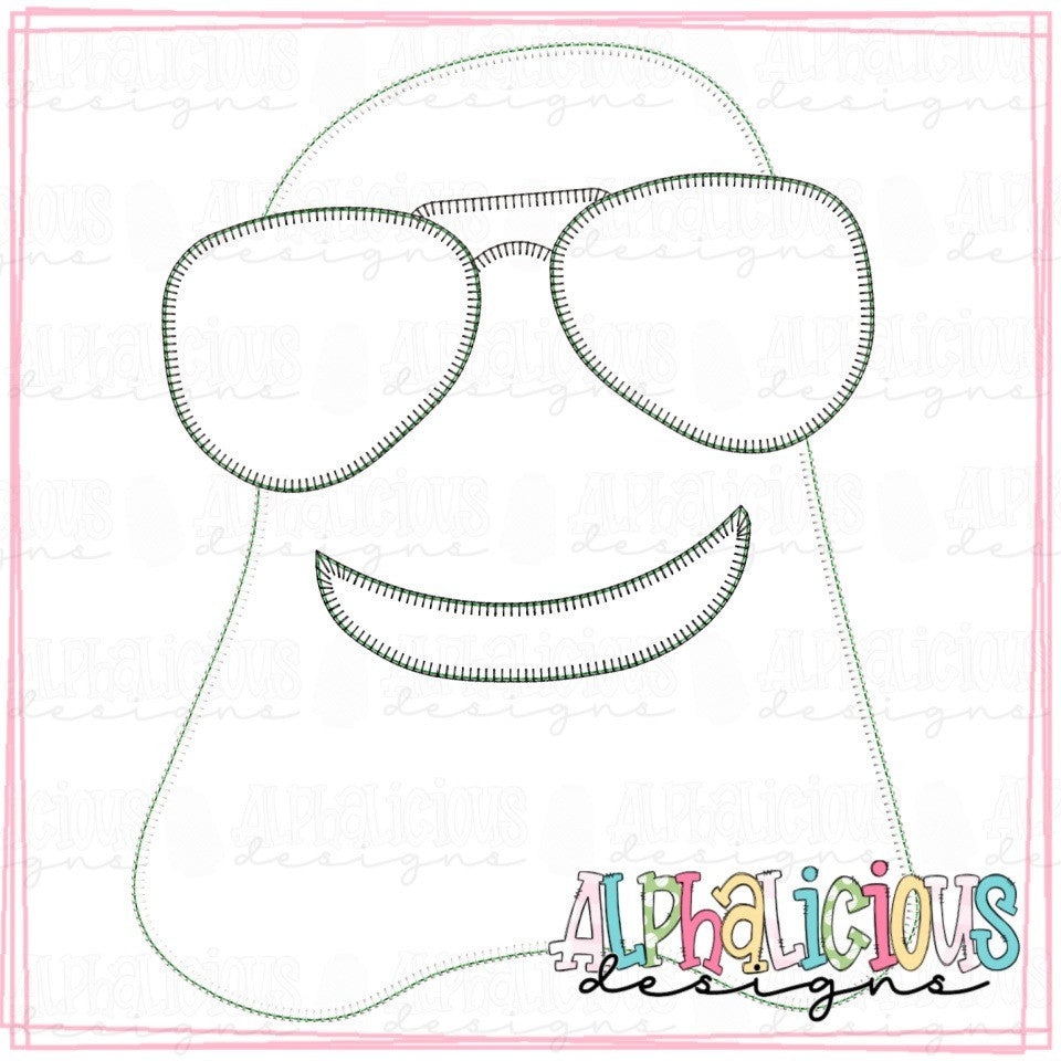 Cool Ghost with Glasses - Blanket