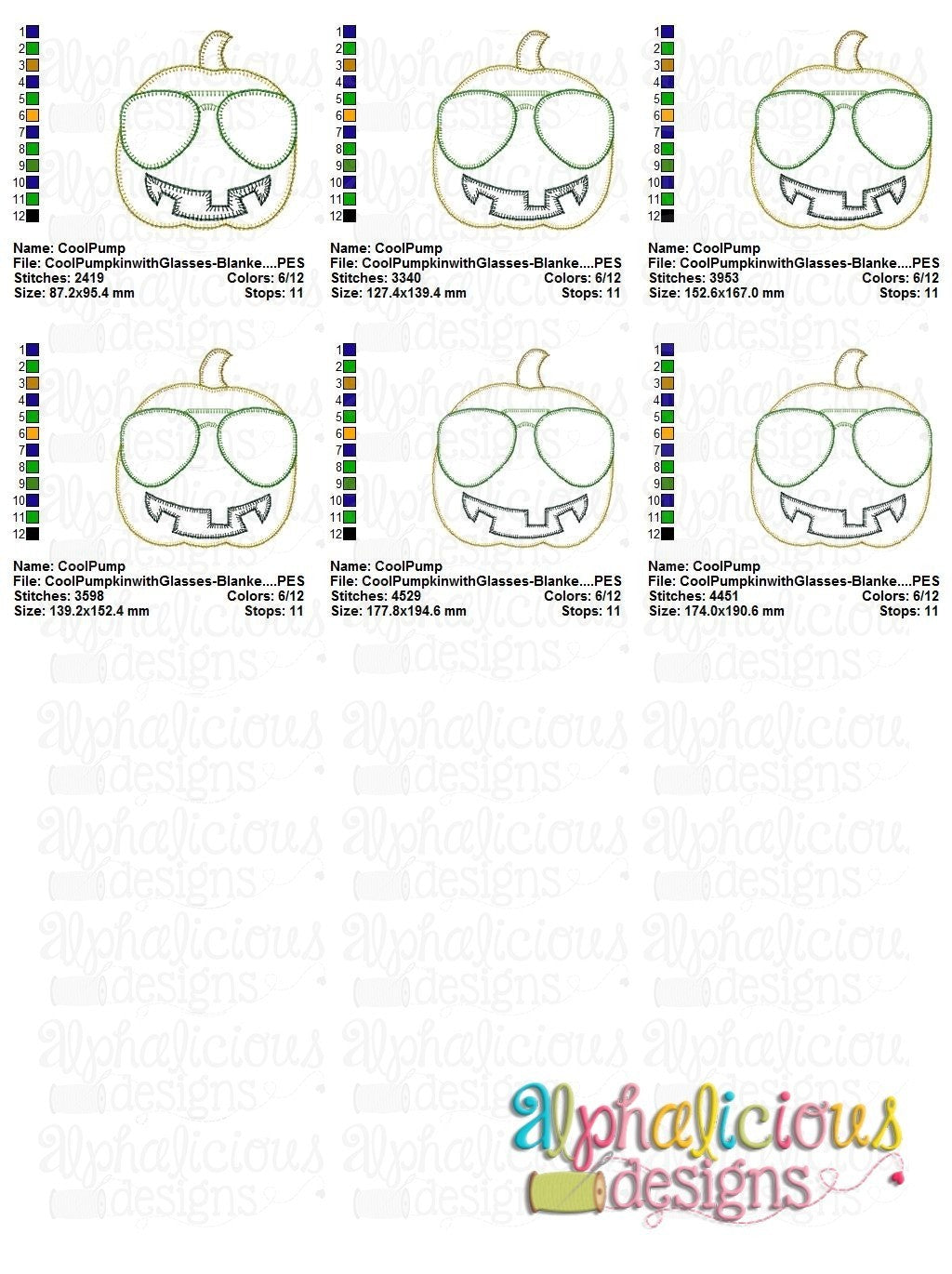 Cool Pumpkin with Glasses - Blanket