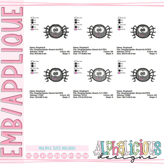 Gingham Spider - Sketch