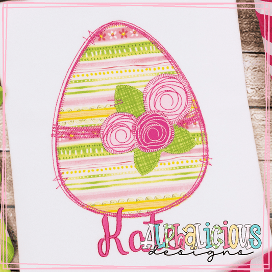 Egg with tied Flowers- Blanket