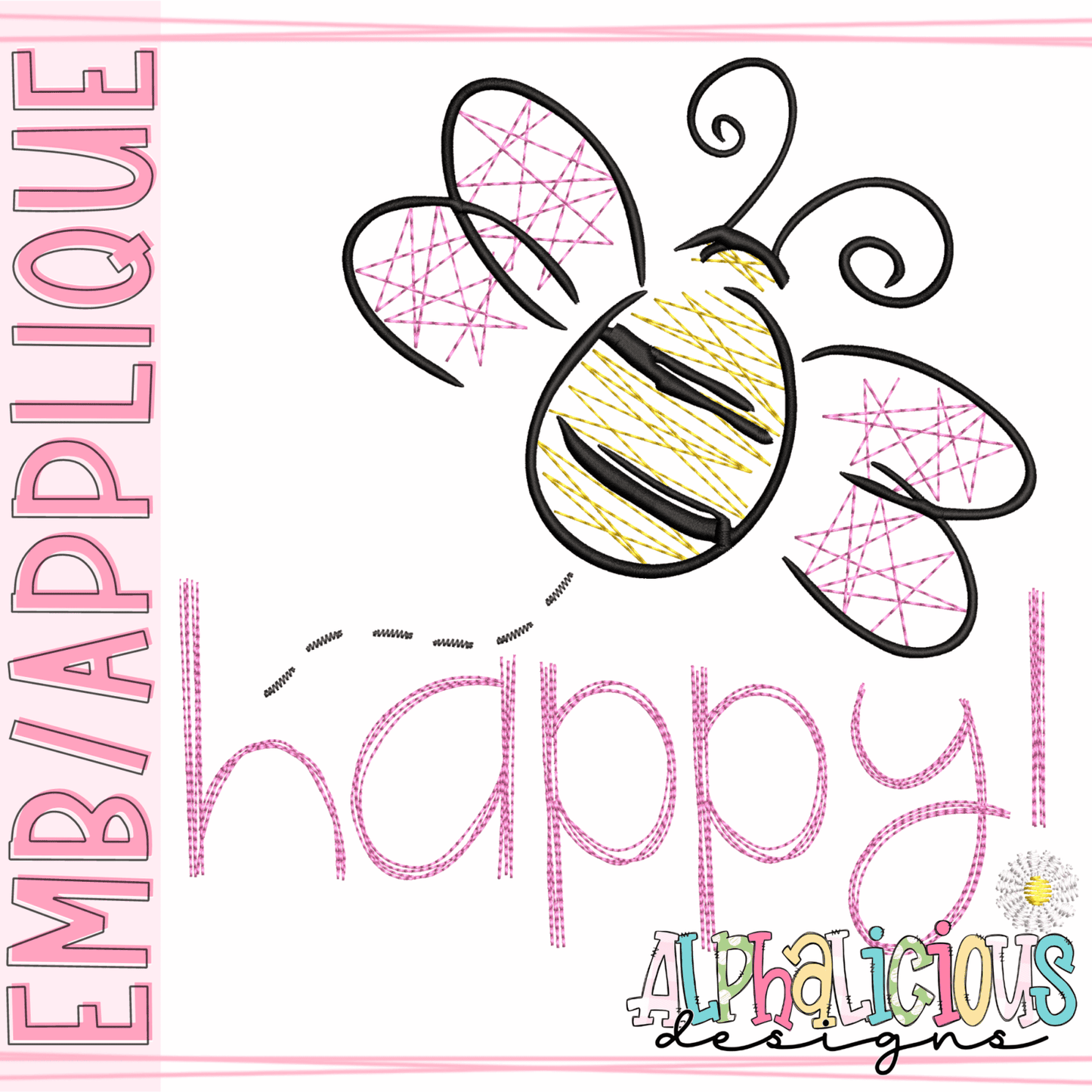 BEE Happy- Scribble Fill