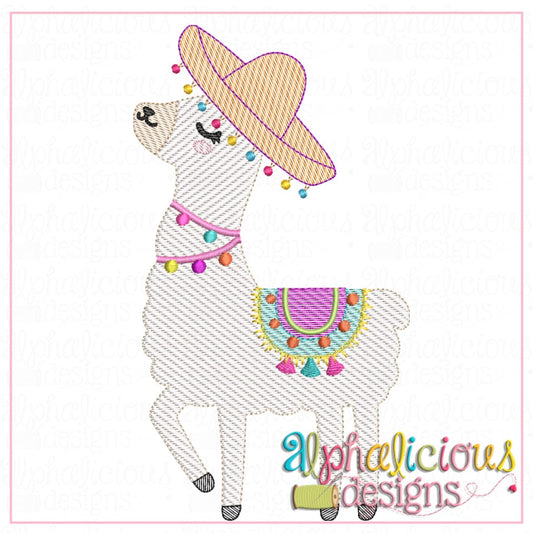 Fiesta Llama- Sketch
