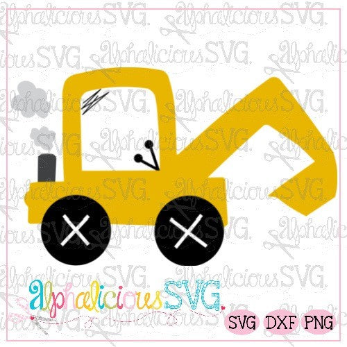 Funky Backhoe - SVG