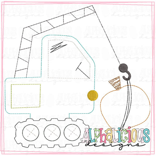 Funky Crane with Pumpkin - Triple Bean