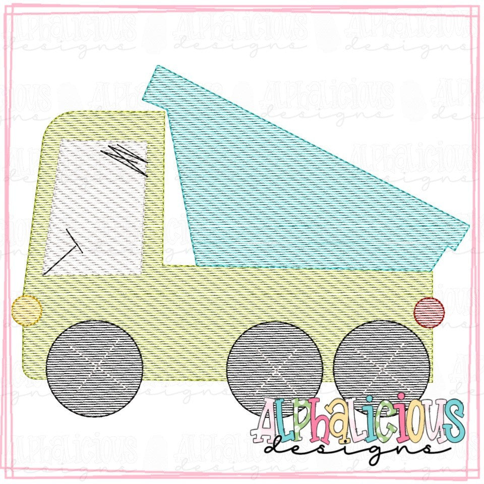 Funky Dump Truck - Sketch
