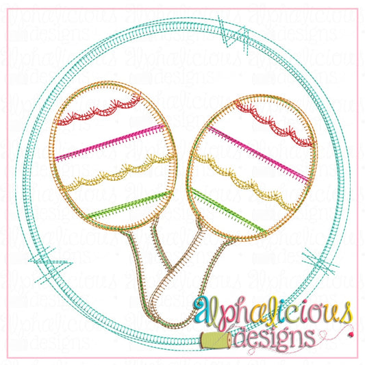 Maracas in Frame- Blanket