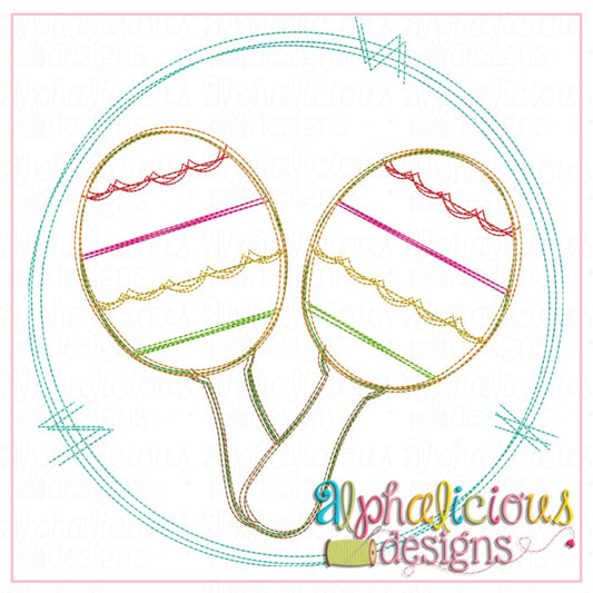 Maracas in Frame- Scribble