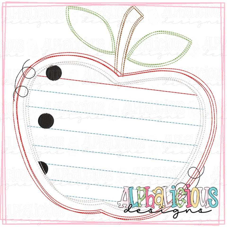 Notebook Paper Apple - Scribble