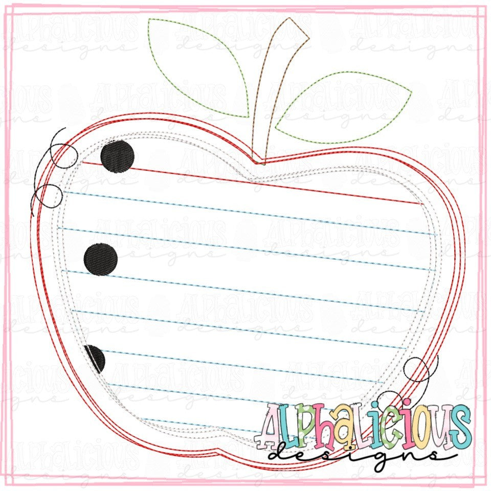 Notebook Paper Apple - Triple Bean