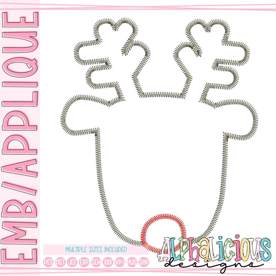 Simple Reindeer - Zig zag
