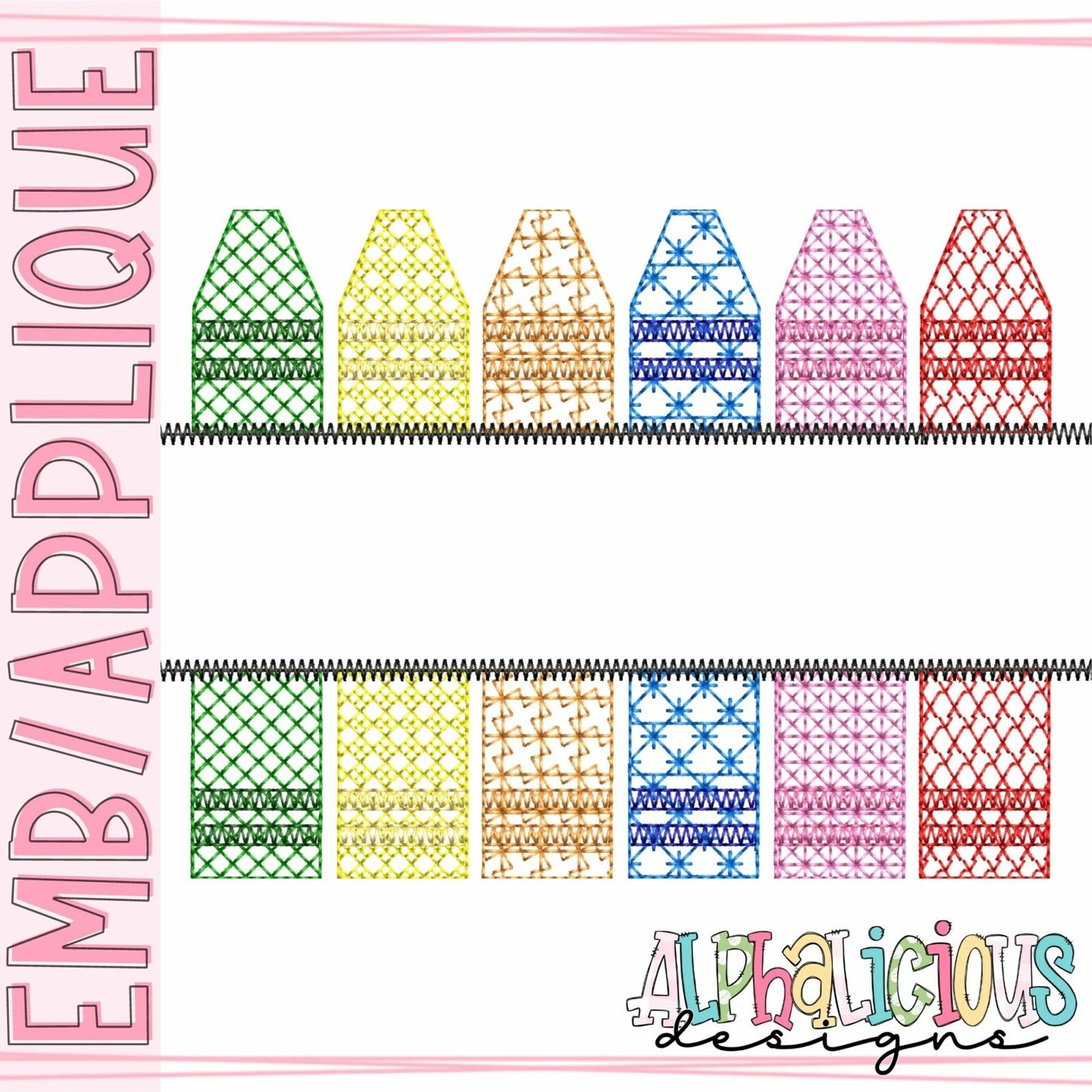 Split Crayons-Motif