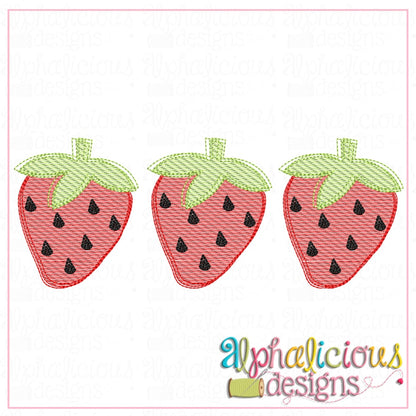 Strawberry Three In A Row- Sketch