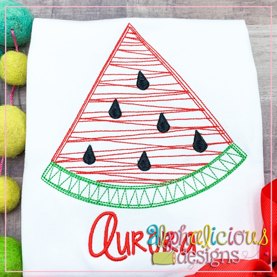 Watermelon- Scribble Fill