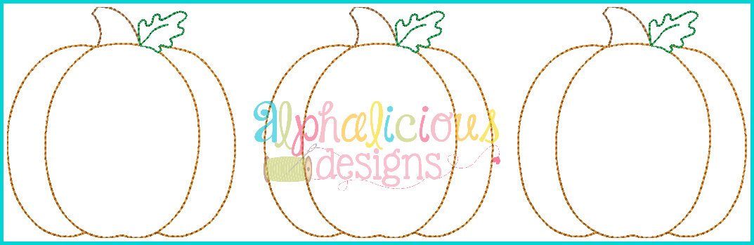 Three Little Pumpkins-Vintage