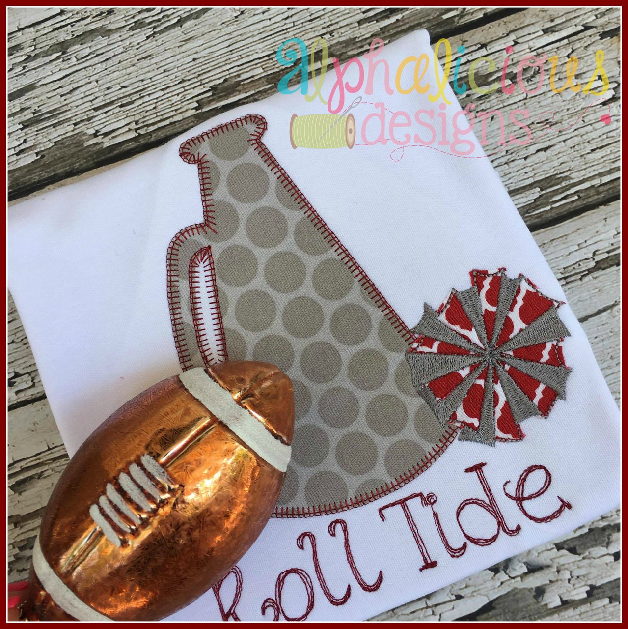 Mega Cheer Applique Design