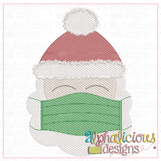 Masked Santa -Sketch