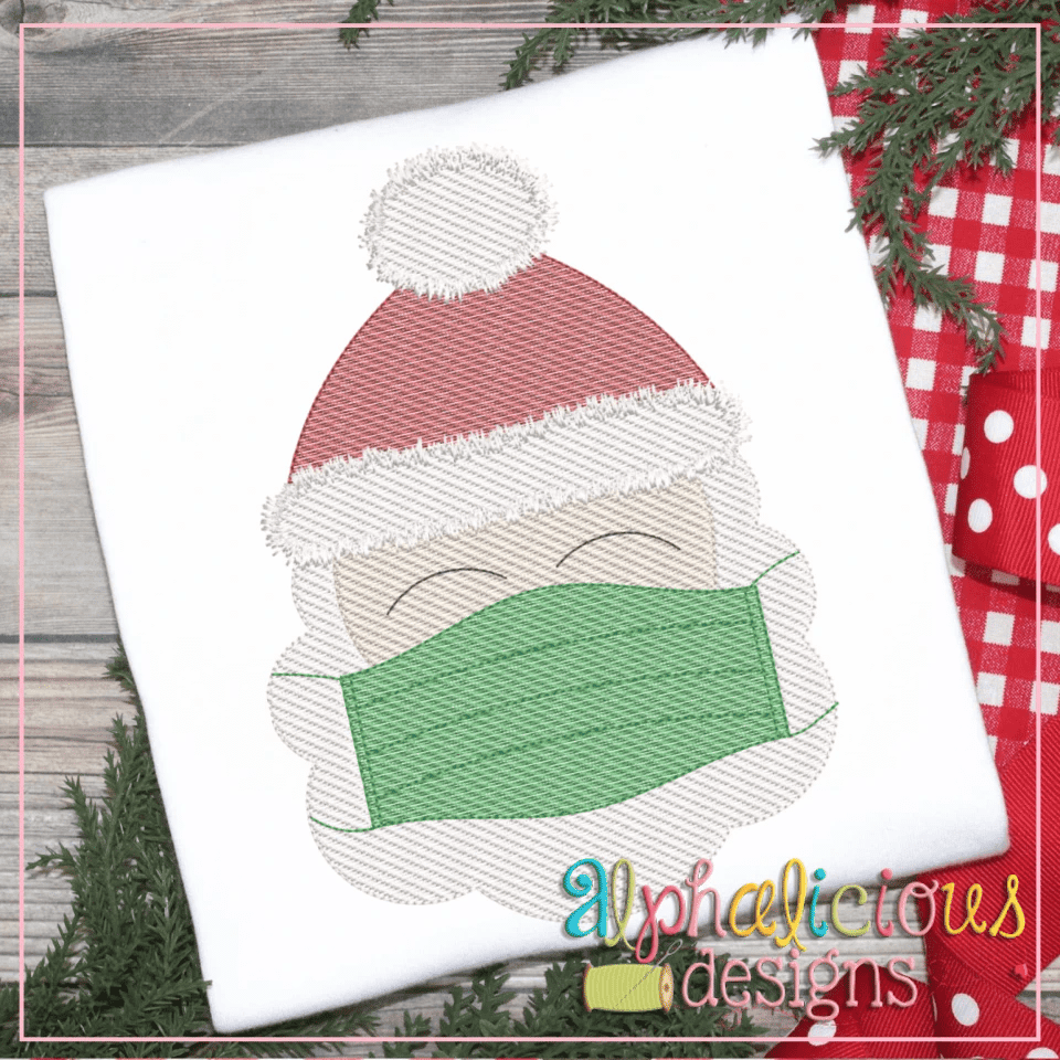 Masked Santa -Sketch