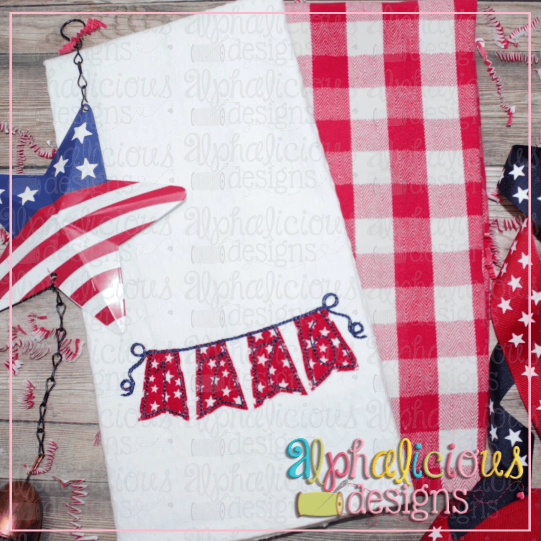 1776 Bunting-Triple Bean