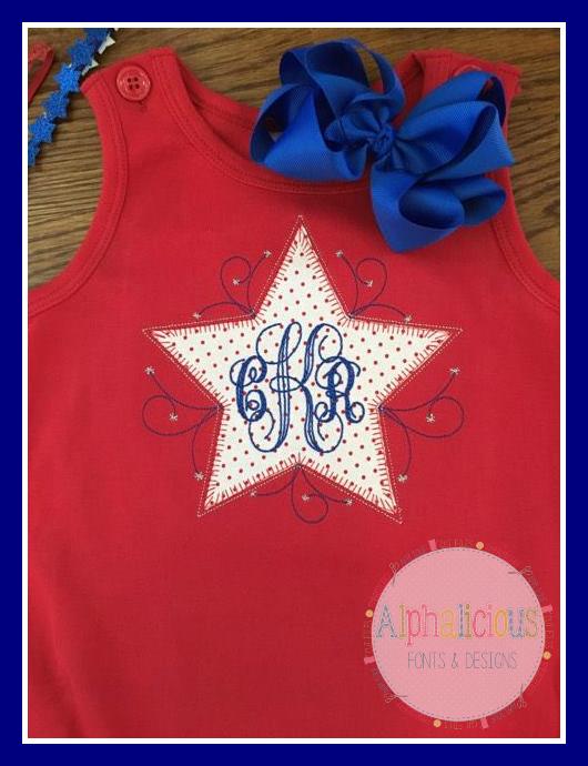 Celebration Star Applique - Blanket