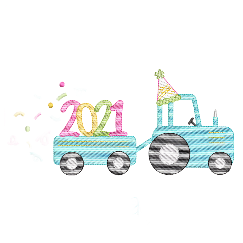 2021 Celebration Tractor- Sketch