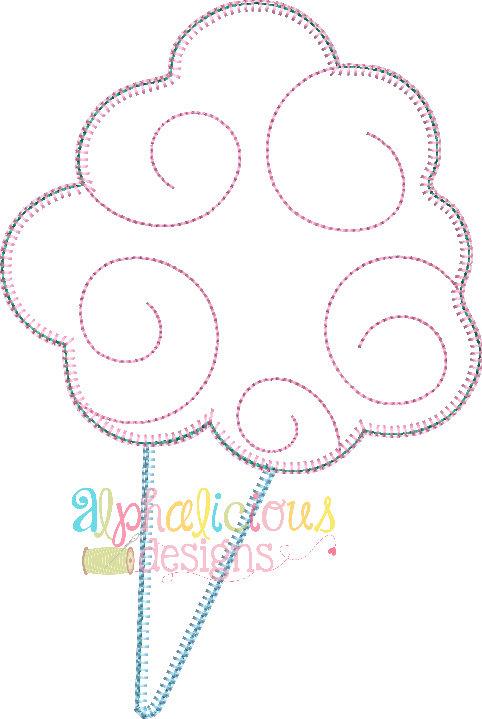 Super Sweet Cotton Candy-Blanket- Applique