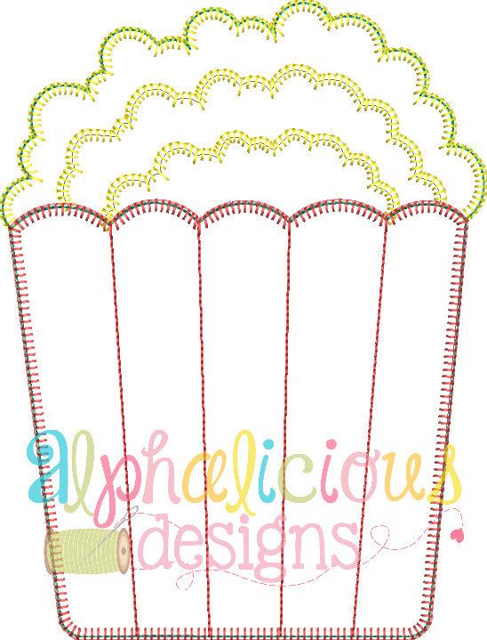 Perfect Popcorn-Blanket-Applique