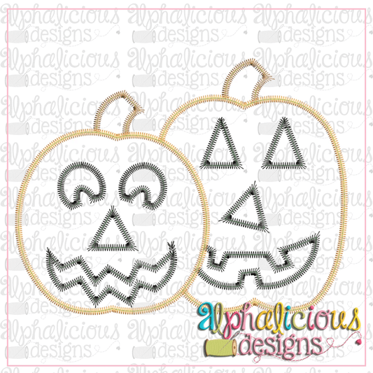 Jack-O-Lantern Pair - ZigZag