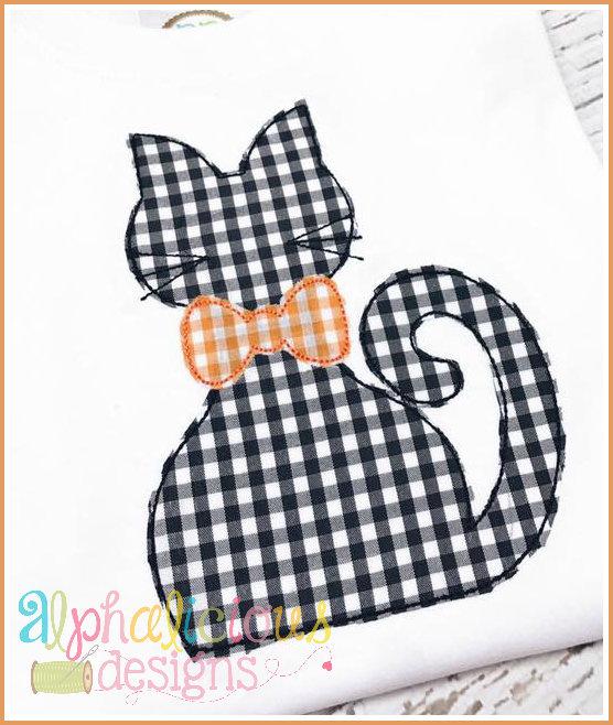 Silly Mr. Kitty-Triple Bean-Applique