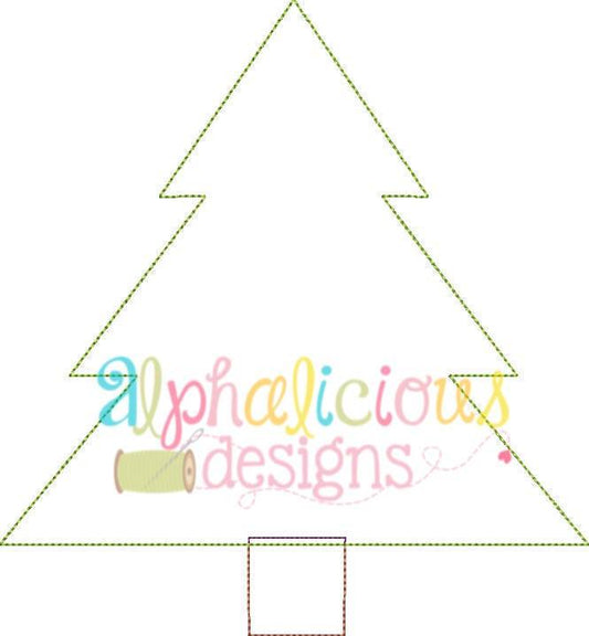 Winter Tree Applique Design-Triple Bean