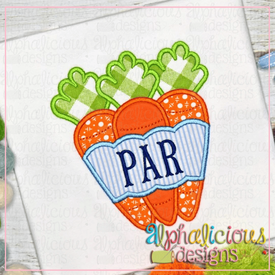 Carrots with Banner-Satin