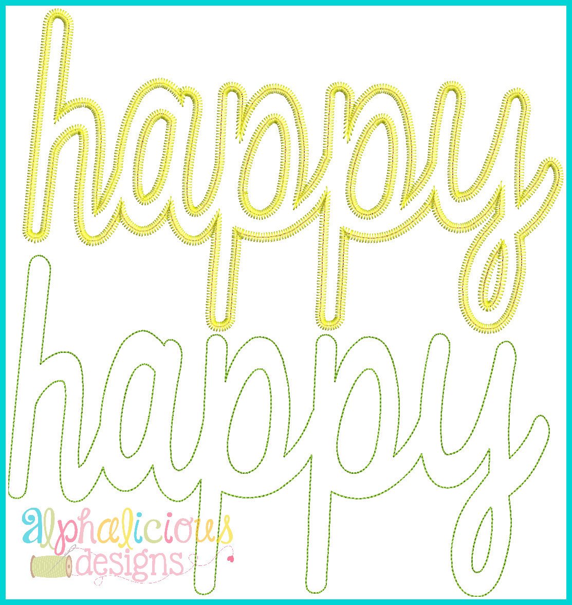 Happy Applique