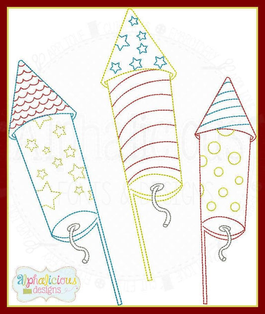 Vintage Rocket Fireworks