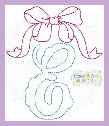 Vintage Bow topper MINI
