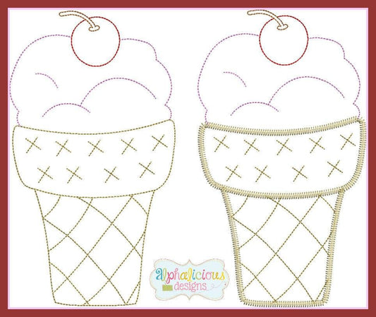 Vintage Ice Cream Cone