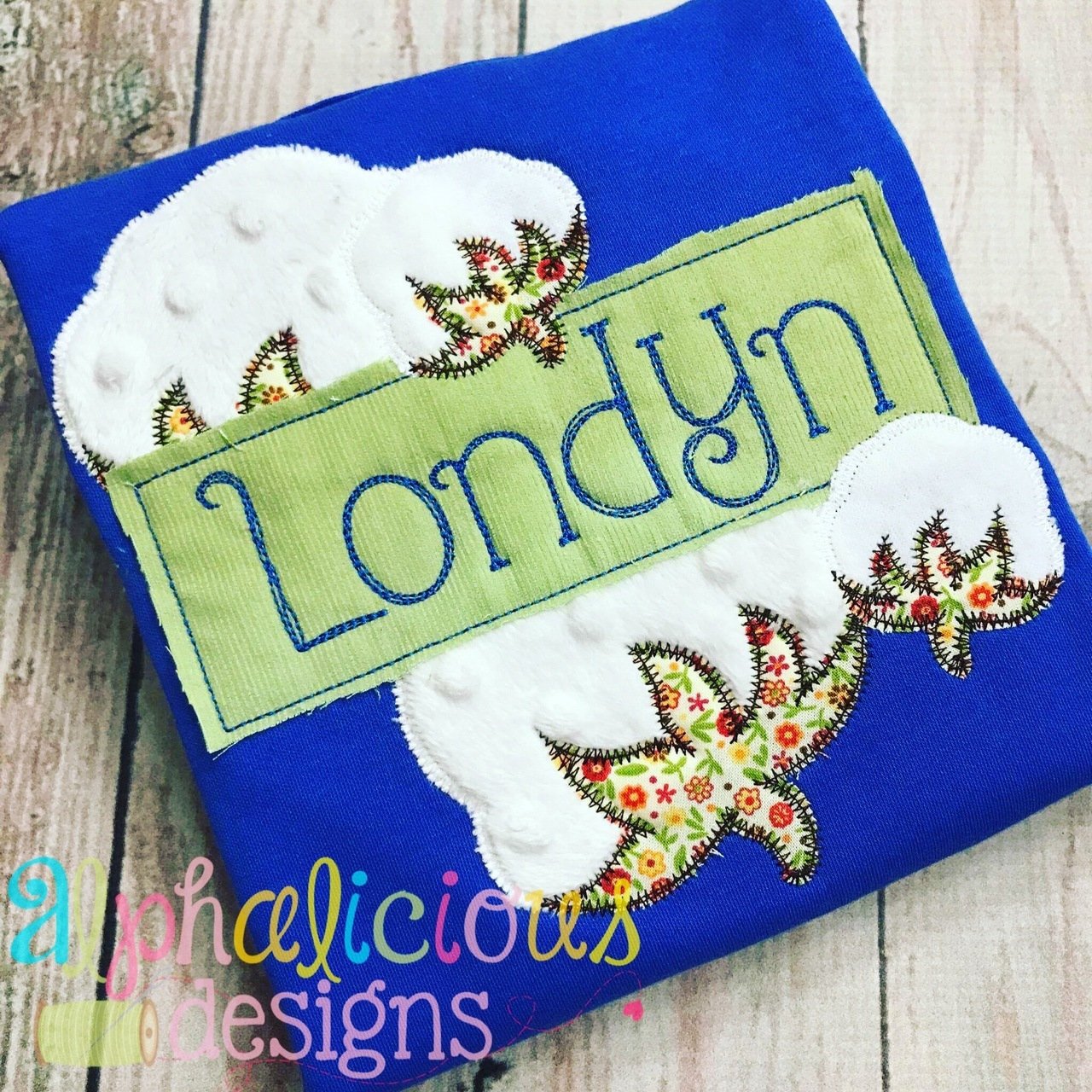 Wild West Cotton Boll- ZigZag-Applique