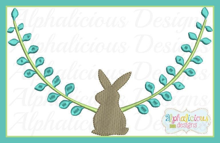 Classic Bunny Monogram Frame MINI