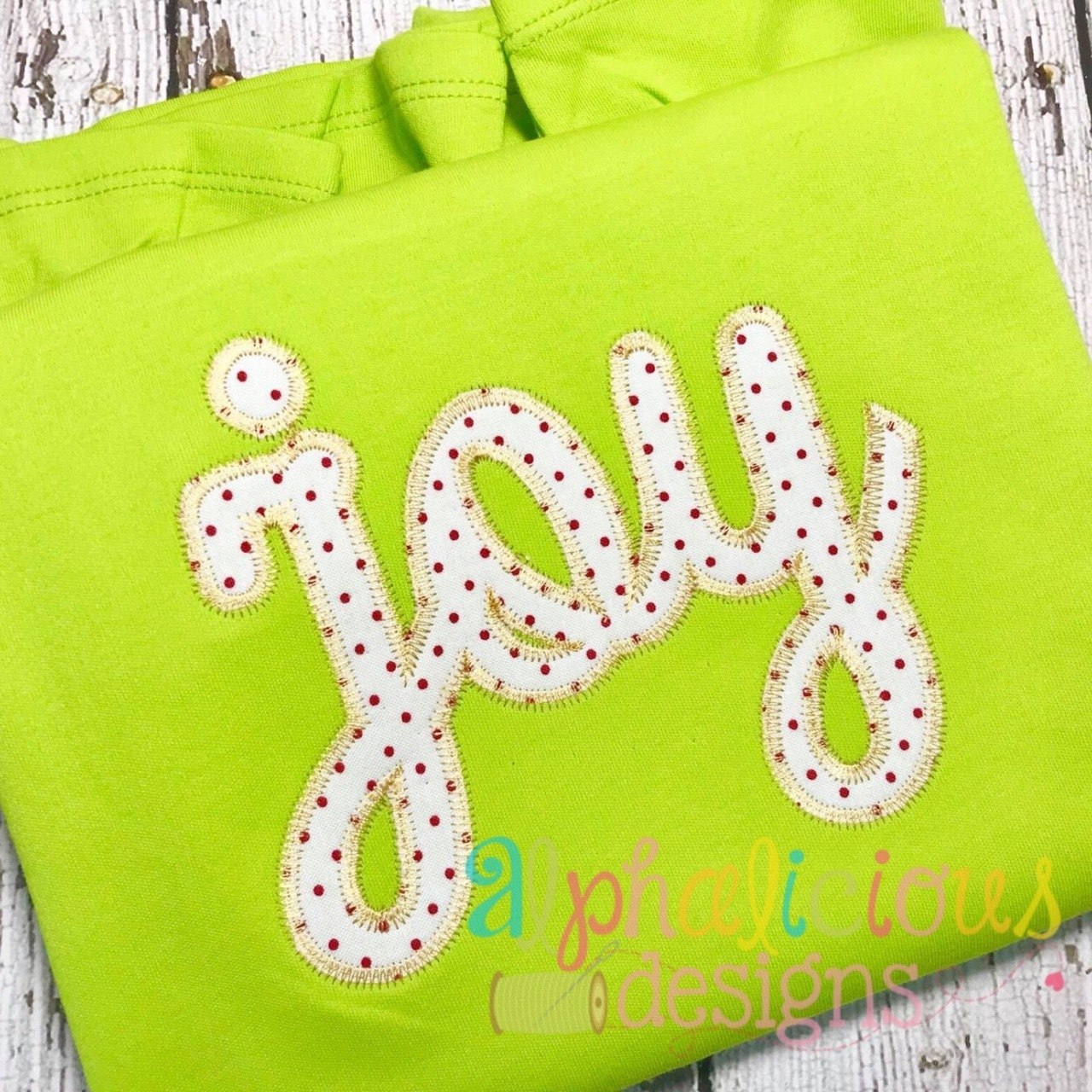 JOY Applique-Zig-Zag