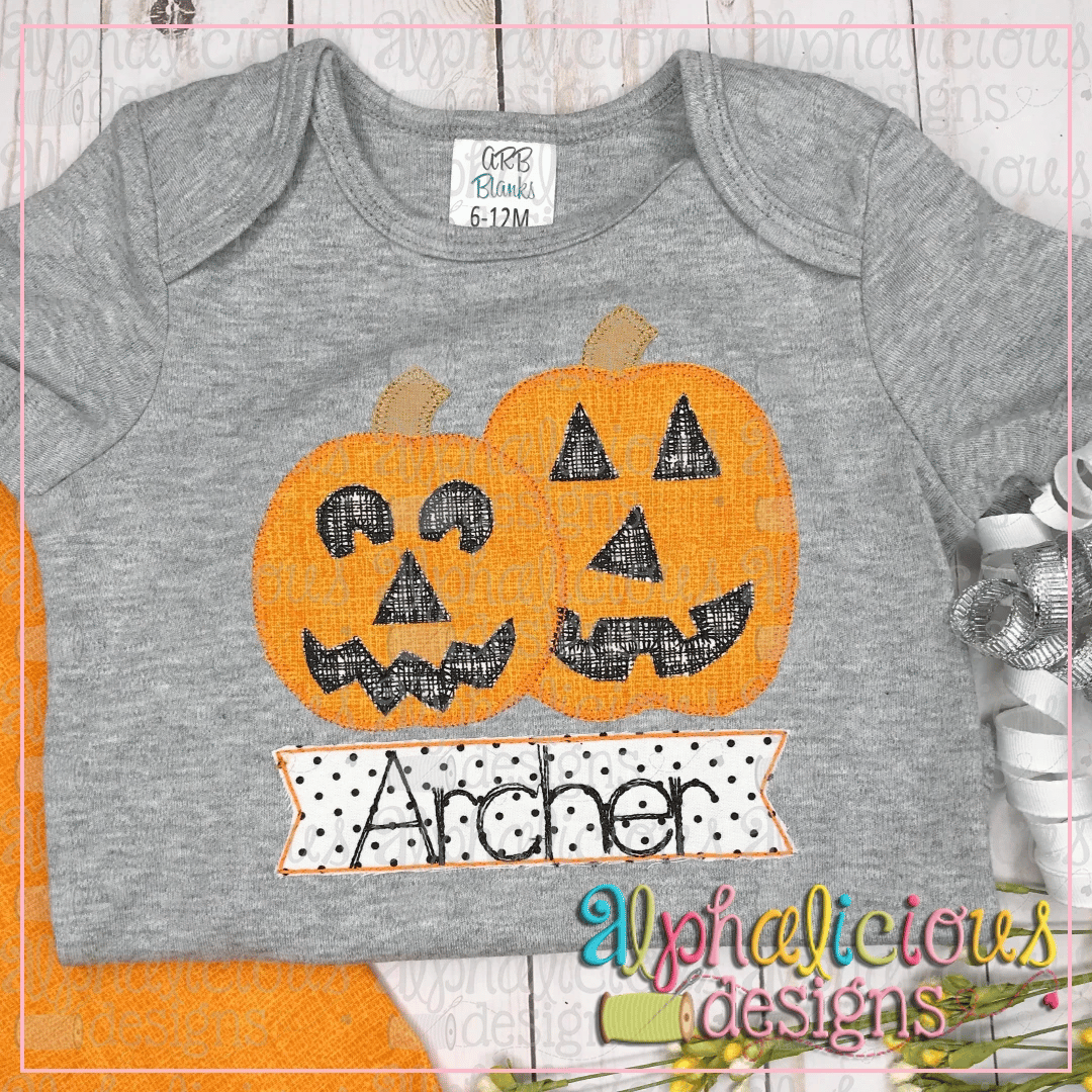 Jack-O-Lantern Pair- Blanket