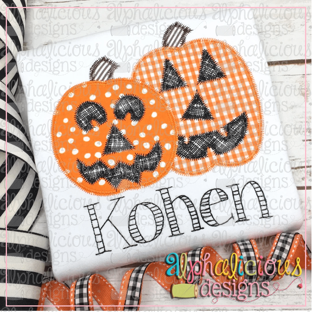 Jack-O-Lantern Pair - ZigZag