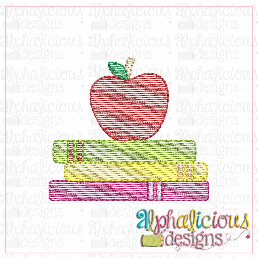 Apple and Books-Mini-Sketch