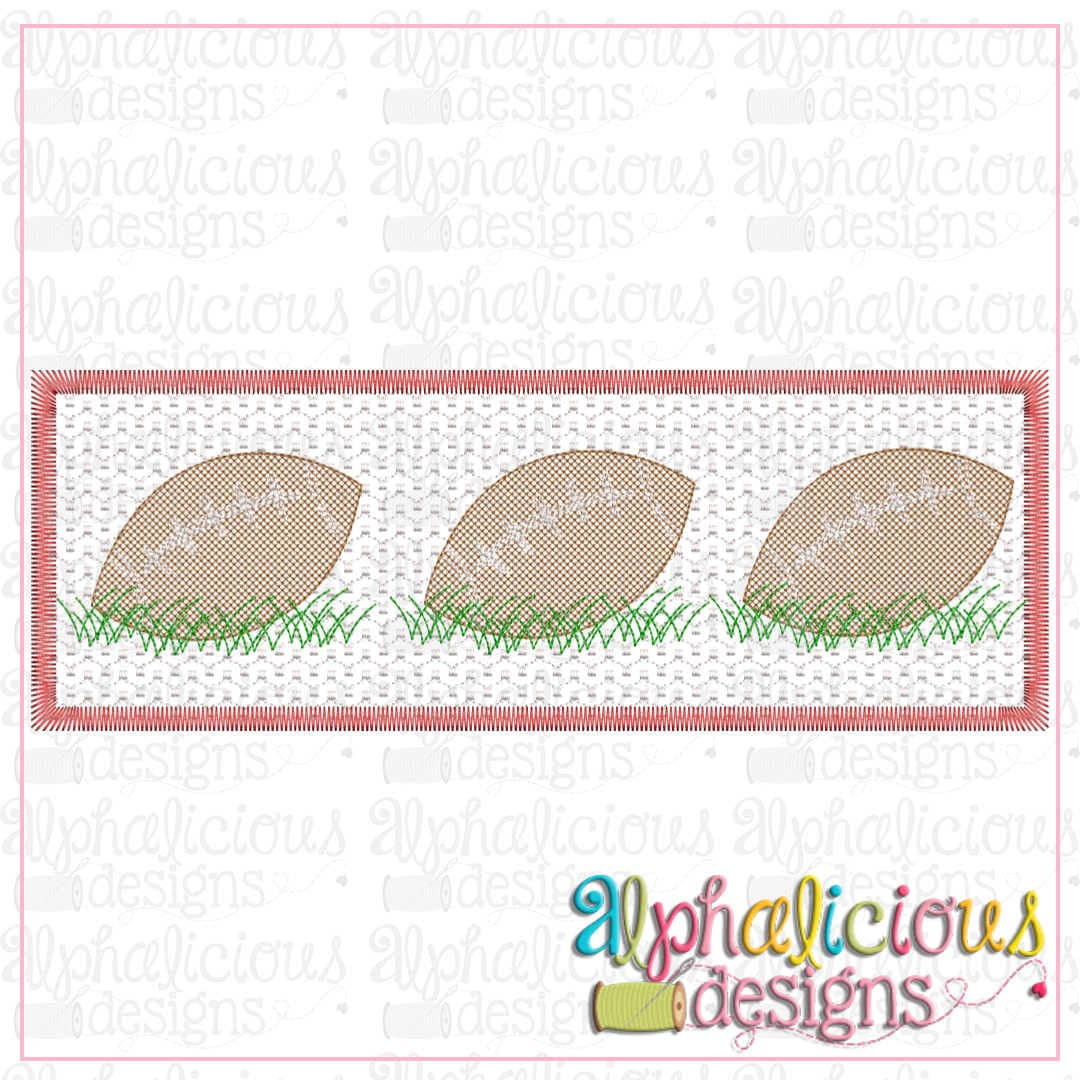 Faux Smocked-Footballs
