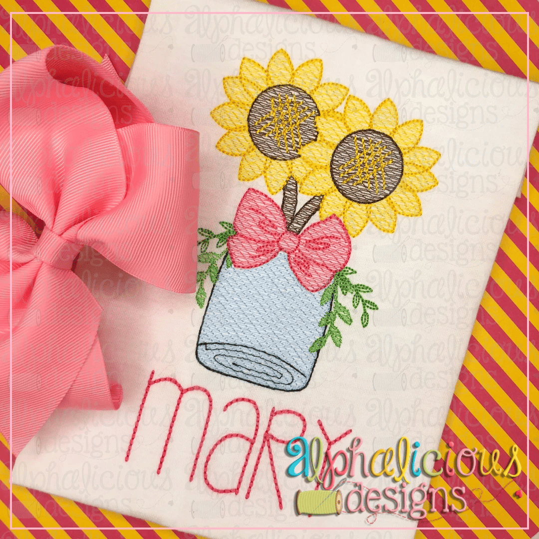 Sunflower Jar-Sketch