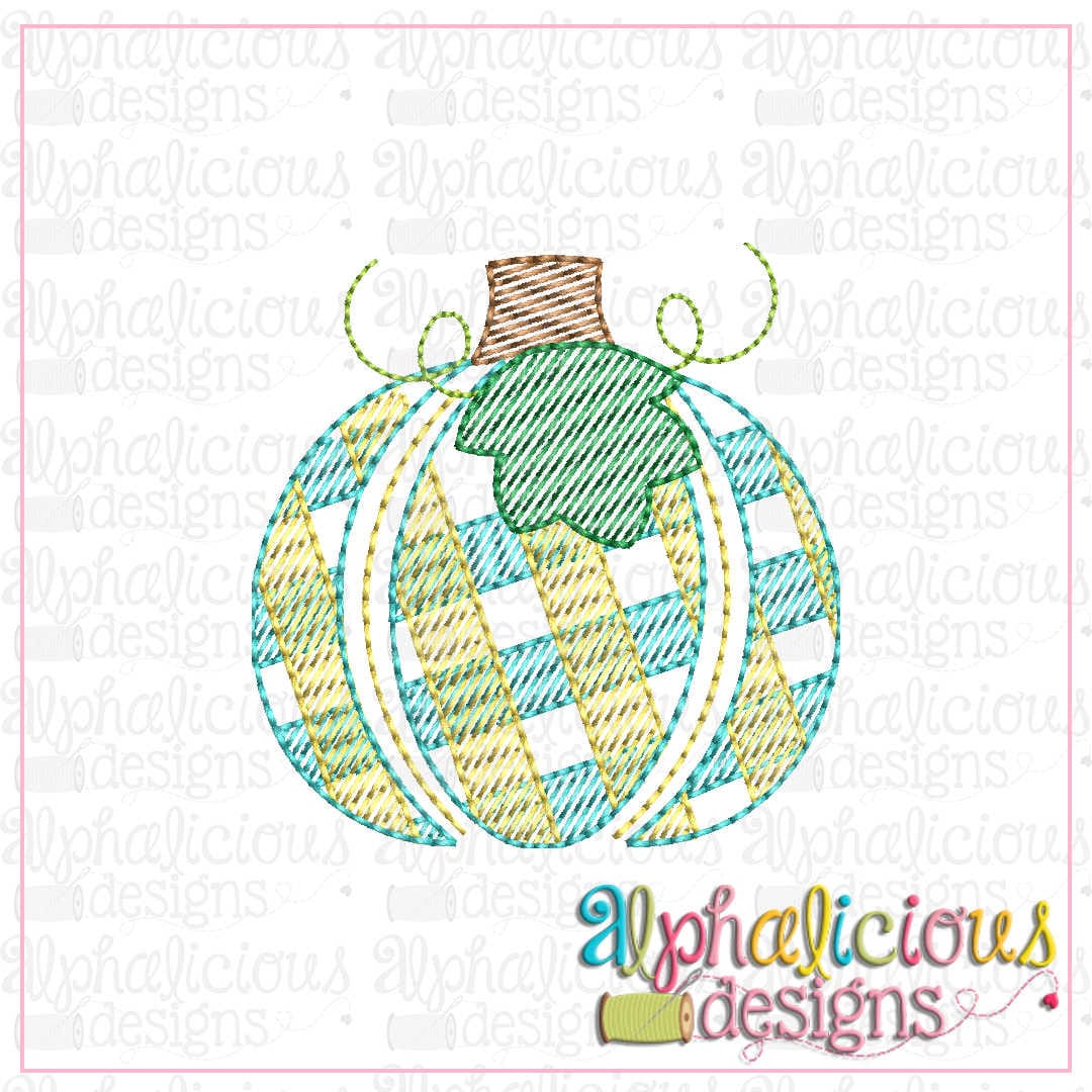 Buffalo Check Pumpkin-Mini Sketch