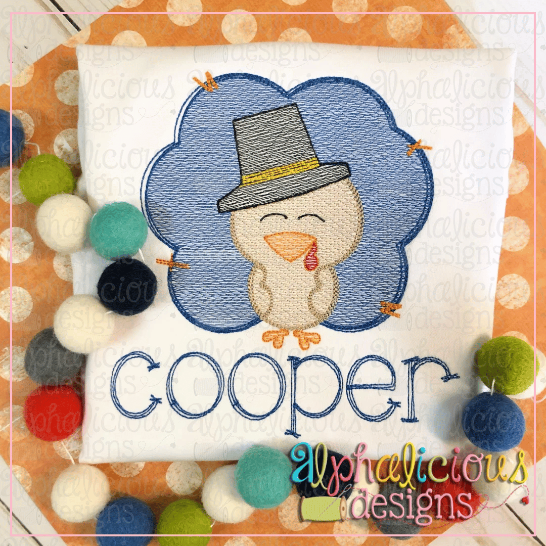 Turkey with Hat- Sketch